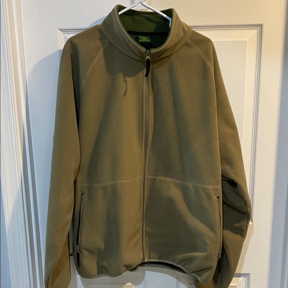 Cabelas xl tall mens zip front fleece jacket
